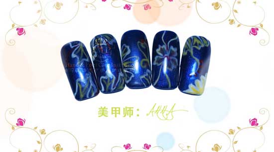 ylzx美甲师Anna美甲最新作品
