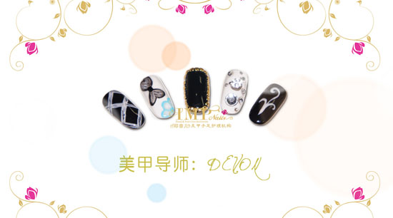ylzx美甲导师Devon最新美甲作品：可爱诱惑