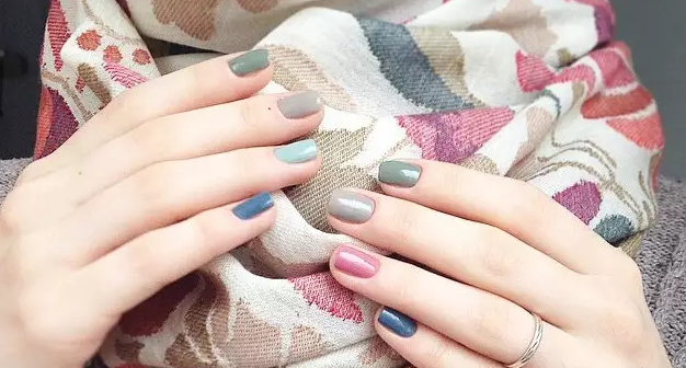 冬季美甲配色方案美甲图片