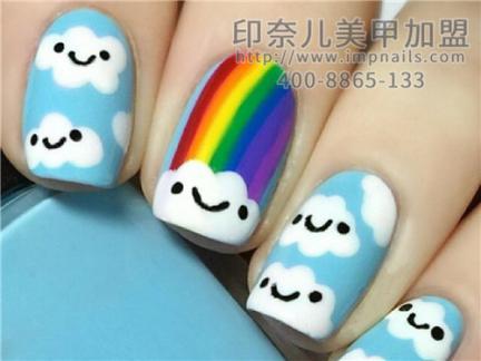 外卖小哥,微笑,美甲图片,美甲,ylzx