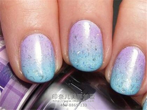 美甲加盟,美甲培训,美甲图片,美甲教程ylzx美甲丨糖果色渐变个性美甲图片